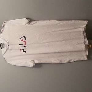 Brand new white cotton Fila dress